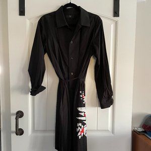 Y's Printed Tie Waist Dress (Yohji Yamamoto